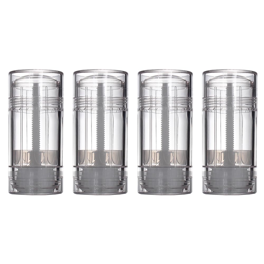 BFLCTTBD 4pcs Empty Twist Up Tubes DIY Deodorant Stick Containers Deodorant Tubes Empty Lotion Stick Tubes Empty Refillable Deodorant Containers Beauty and Personal Care BFLCTTBD