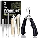 Upgraded Toe Nail Clippers for Men, 6pcs Toenail Clippers, (1pcs) Beauty & Personal Care Wanmat