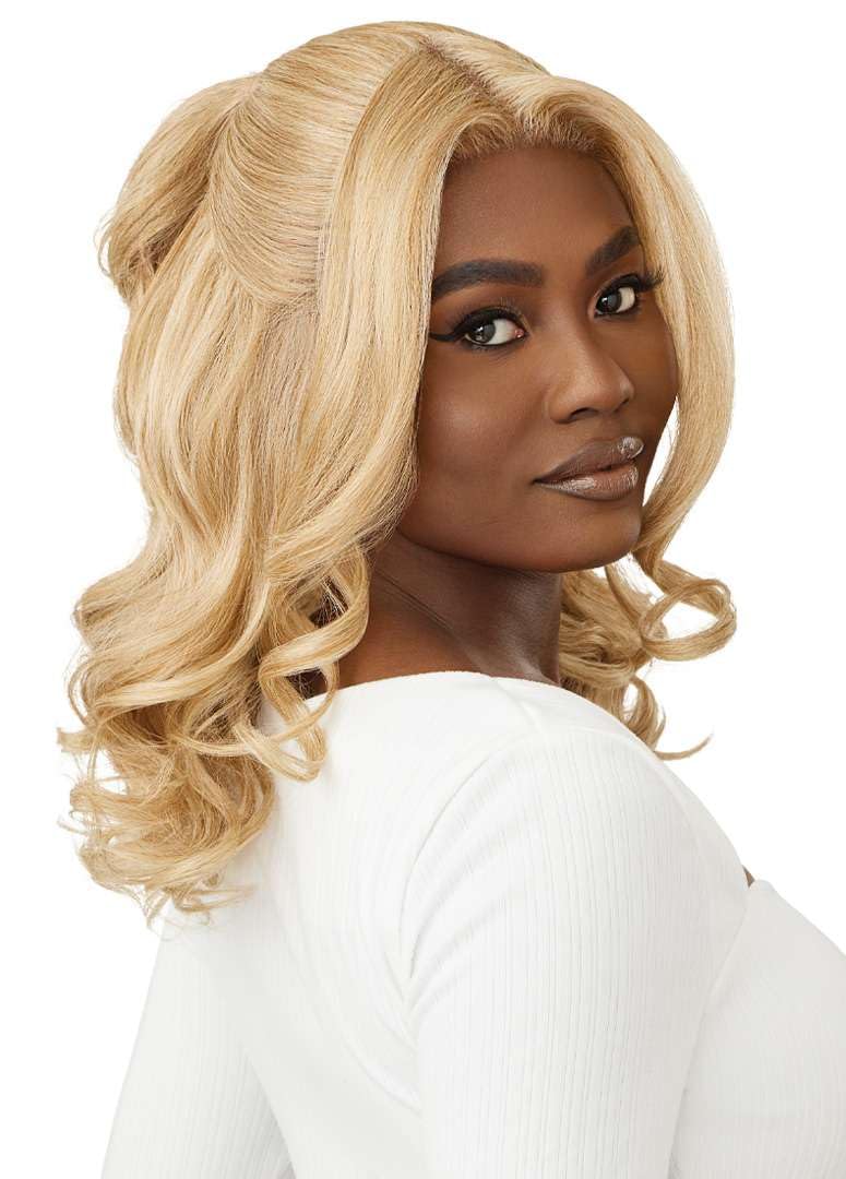 Outre Lace Front Wig - Perfect Hair Line 13X6 - ReevaWig (DRST SILVER NOIR)