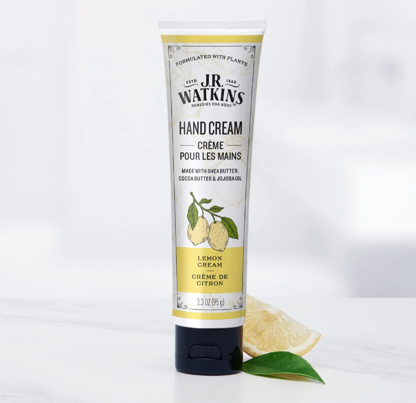 J.R. Watkins Natural Moisturizing Hand Cream, Hydrating Hand Moisturizer with Shea Butter, Cocoa Butter, and Avocado Oil, USA Made and Cruelty Free Beauty & Personal Care J.R. Watkins