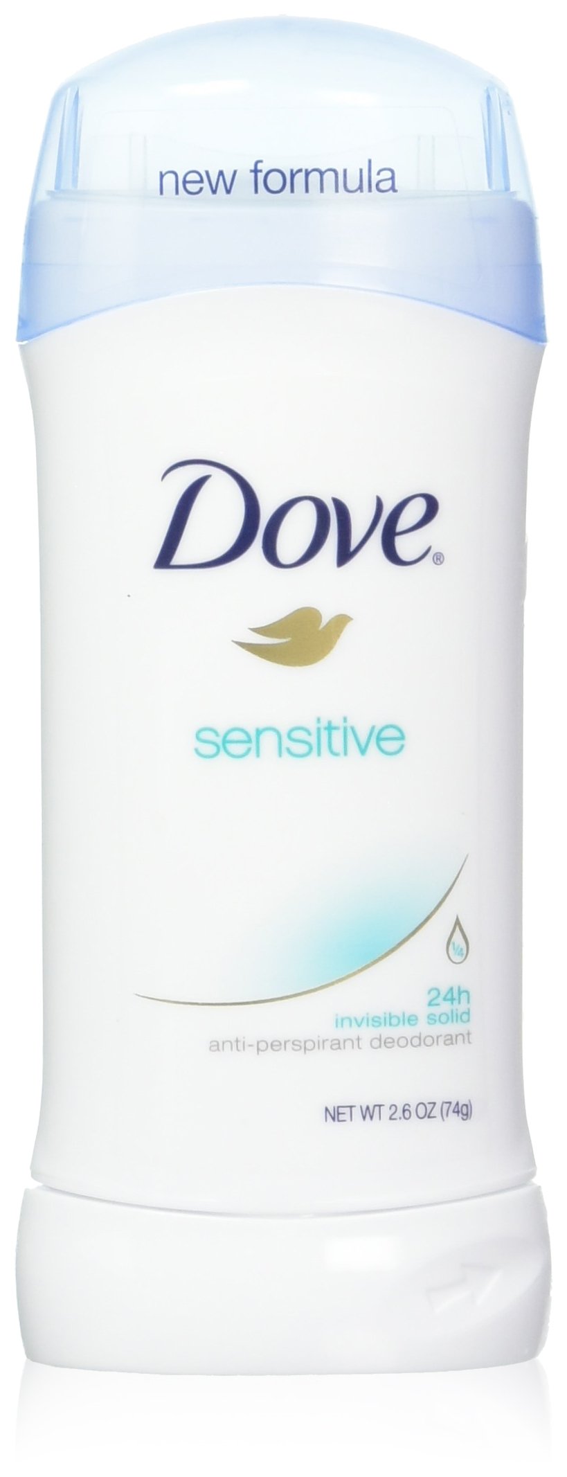 Dove Deodorant 2.6 Ounce Invisible Solid Sensitive Skin (76ml) (6 Pack) Beauty and Personal Care Dove