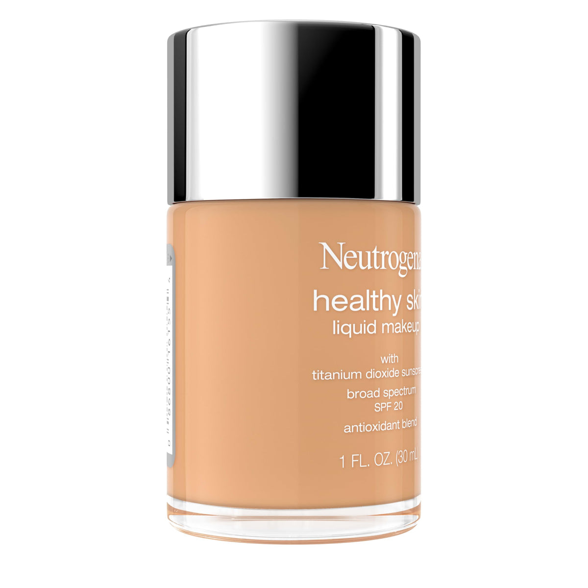 Neutrogena Healthy Skin Liquid Foundation Makeup Broad Spectrum SPF 20 Sunscreen, Medium Coverage, Vit B5, Antioxidants, All Day Wear, Creamy Beige Beauty & Personal Care Neutrogena