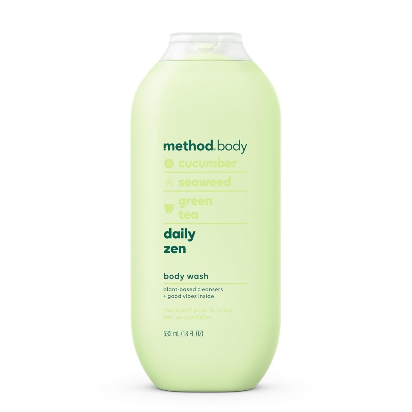 Method Body Wash, Daily Zen, Paraben and Phthalate Free, 18 oz (Pack of 1) Beauty & Personal Care Method