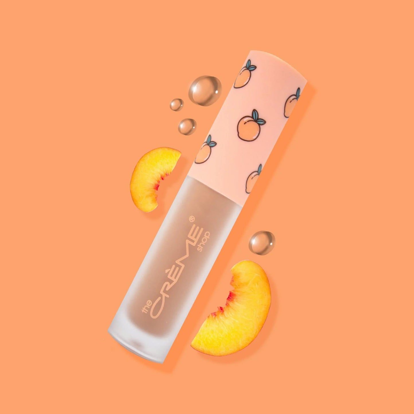 The Crème Shop Moisturizing Lip Gloss with Jojoba Oil, Coconut Oil & Vitamin C - Peach Cobbler Beauty & Personal Care The Crème Shop