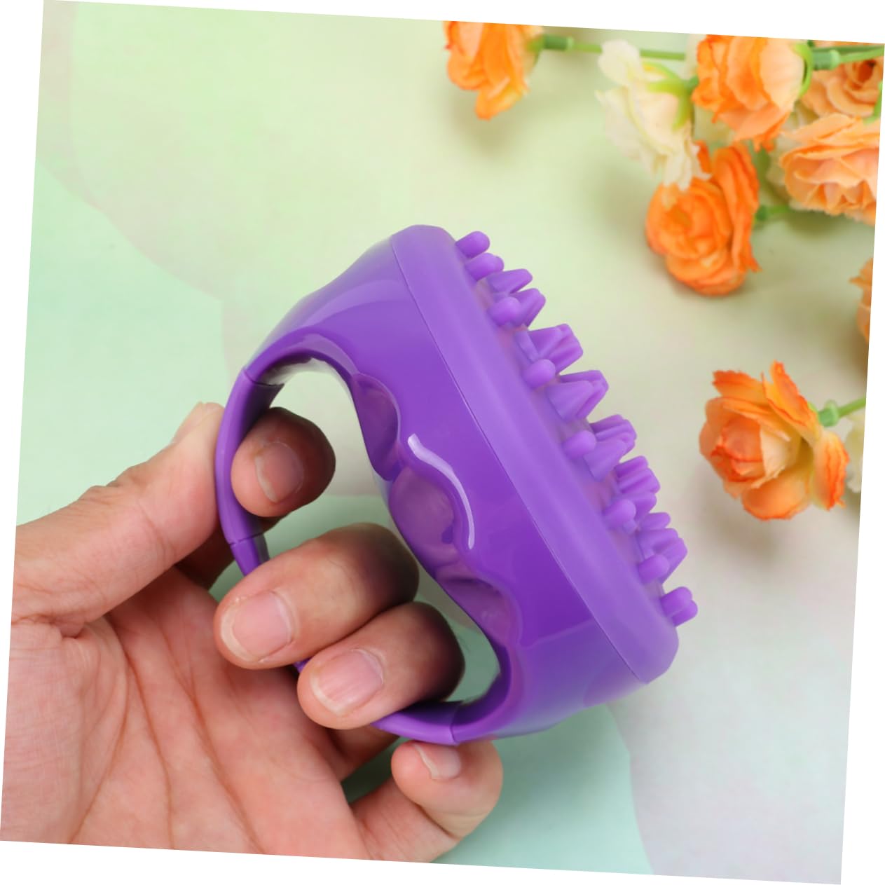 Beaupretty Multi-Function Bathing Brush Silicone Back Scrubber for Shower Exfoliating Bristles Beauty and Personal Care Beaupretty