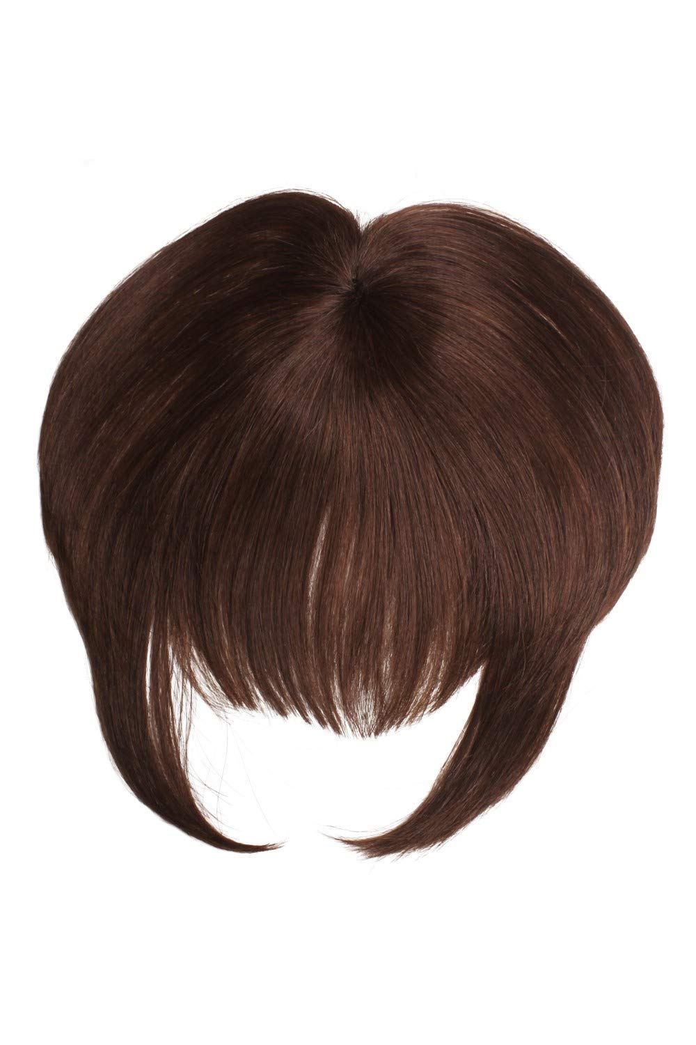 Vivica Snap Bang Crowne Color 1 Fox Wigs 100% Human HairClip In Heat Friendly 5.5" Front 7" Sides Straight Hairpiece African American Black Womens