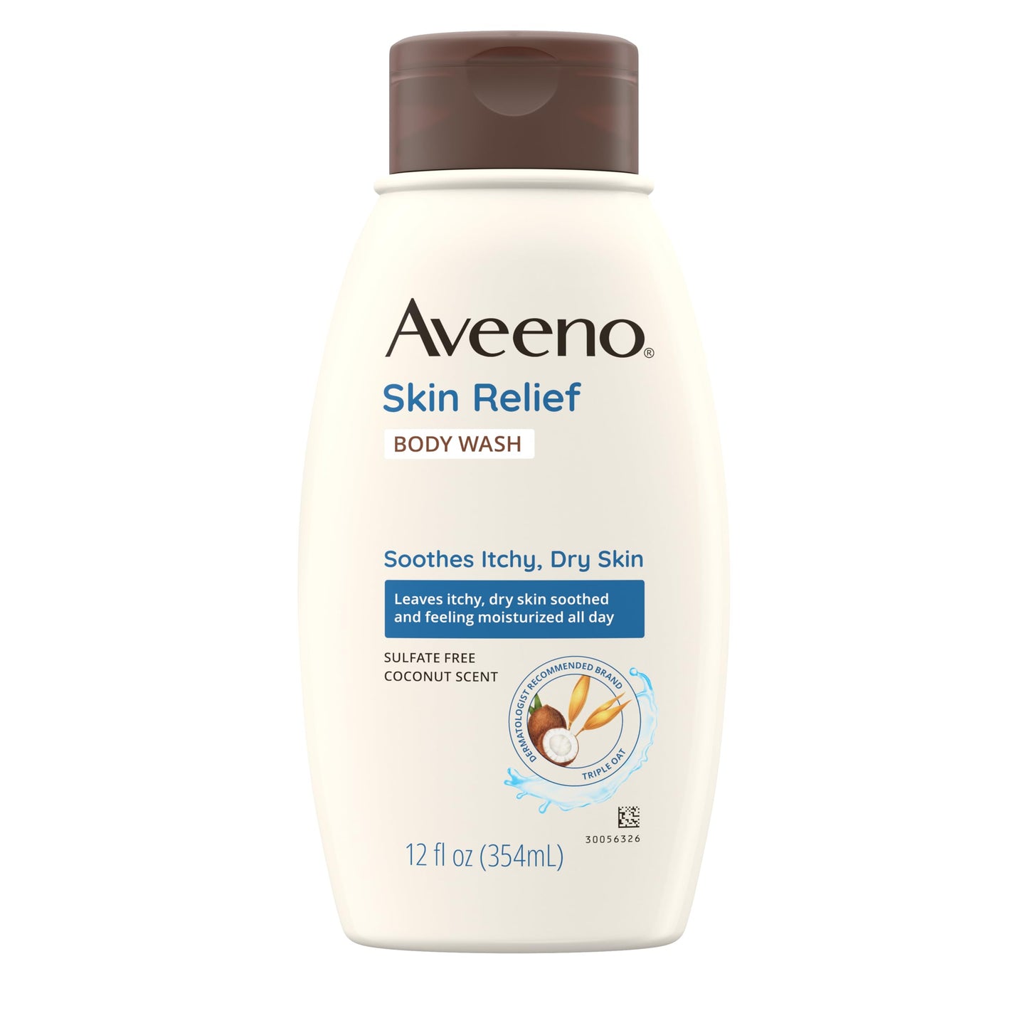 Aveeno Skin Relief Body Wash with Coconut Scent & Soothing Oat, Gentle Soap-Free Body Cleanser for Itchy, Dry & Sensitive Skin, Dye-Free Beauty & Personal Care Aveeno