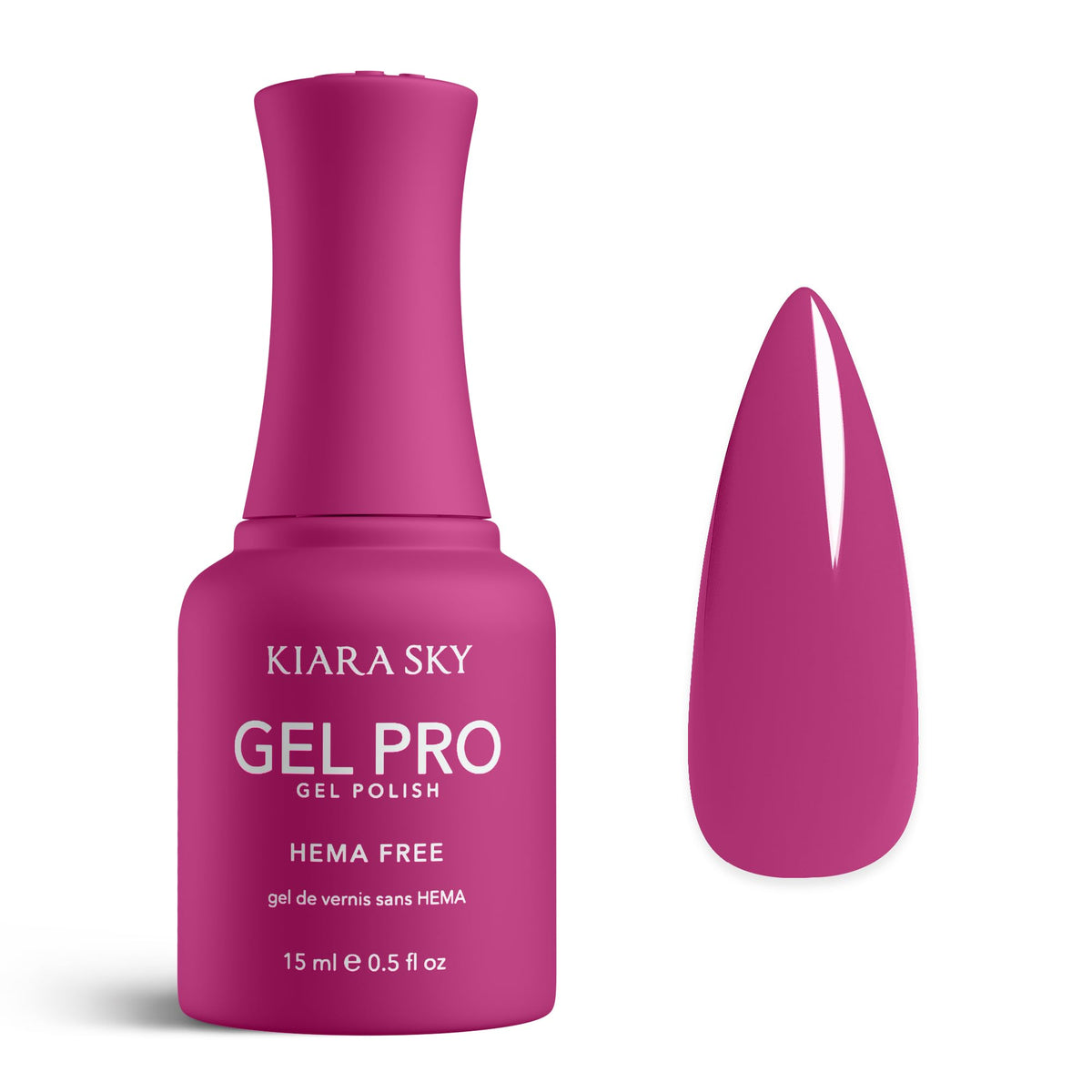 KIARA SKY Gel Pro HEMA-Free Gel Nail Polish | Full Coverage, 28+ Day Wear, Self-Leveling, UV/LED Soak-Off, 0.5 fl oz | A Bit Tart #084