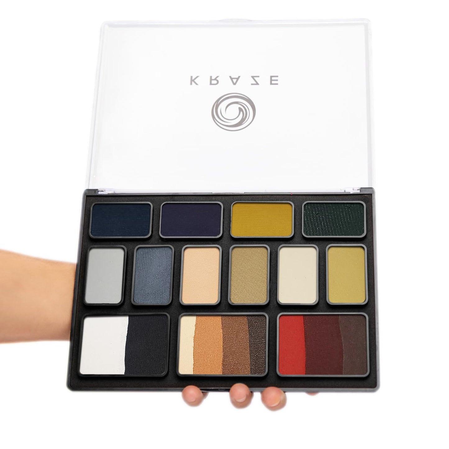 Kraze FX Ultimate Halloween Face Paint Palette, Split Cake Face Body Paint Set, Professional SFX Halloween Makeup Palette, Hypoallergenic Non Toxic Beauty & Personal Care Kraze FX