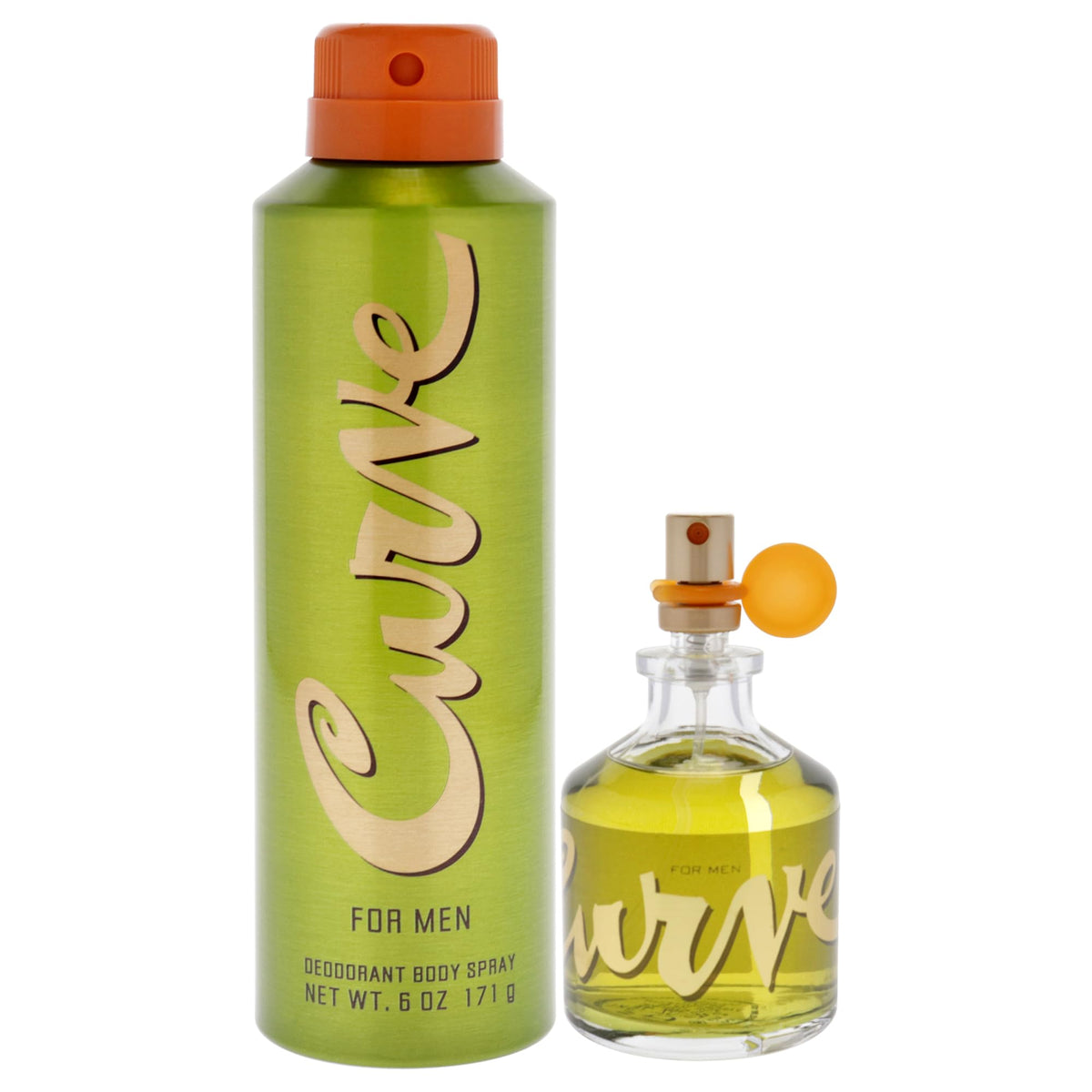 Curve Men's Cologne Fragrance Set, Deodorant Body Spray & Cologne Spray, Casual Day or Night Scent, Spicy Wood Magnetic Scent, 2 Piece Set Beauty & Personal Care Curve