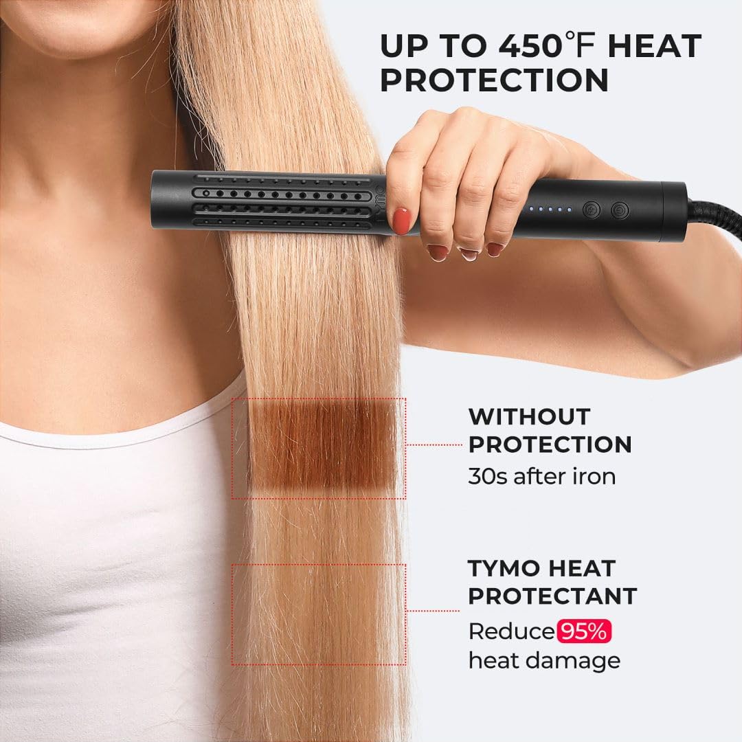TYMO Heat Protectant for Hair with Argan Oil for Heated Styling Tools, Leave in Conditioner Spray to Smooth & Hydrate, Natural Pure Formulation Beauty & Personal Care TYMO