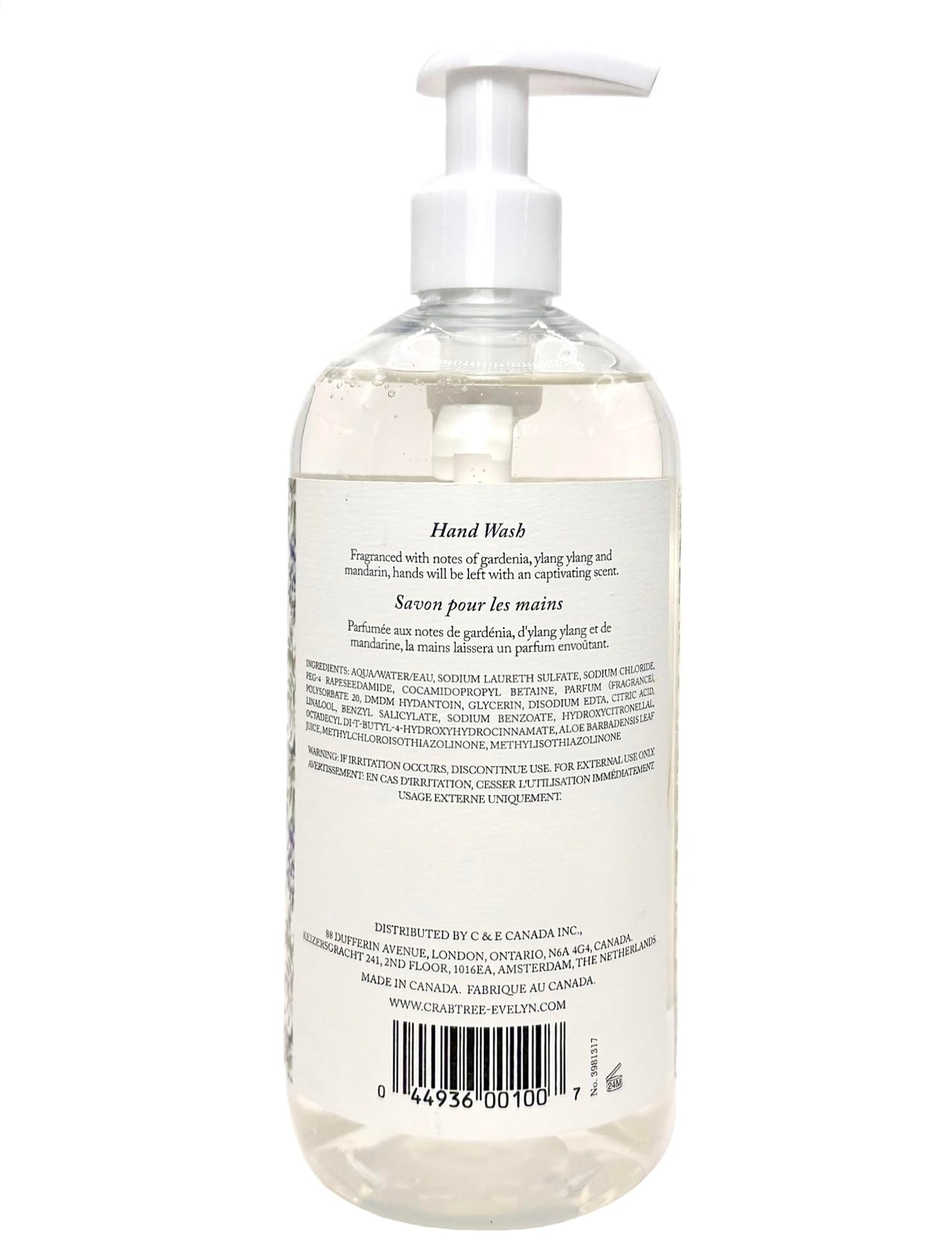 Crabtree & Evelyn WISTERIA Hand Wash 16.9 fl oz Beauty & Personal Care Crabtree & Evelyn