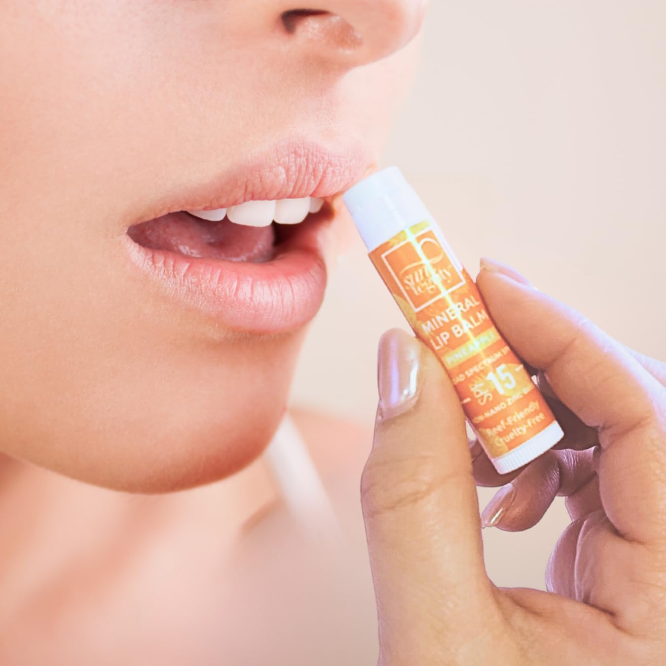 Suntegrity Mineral Lip Balm SPF 15 - Pineapple Beauty and Personal Care Suntegrity