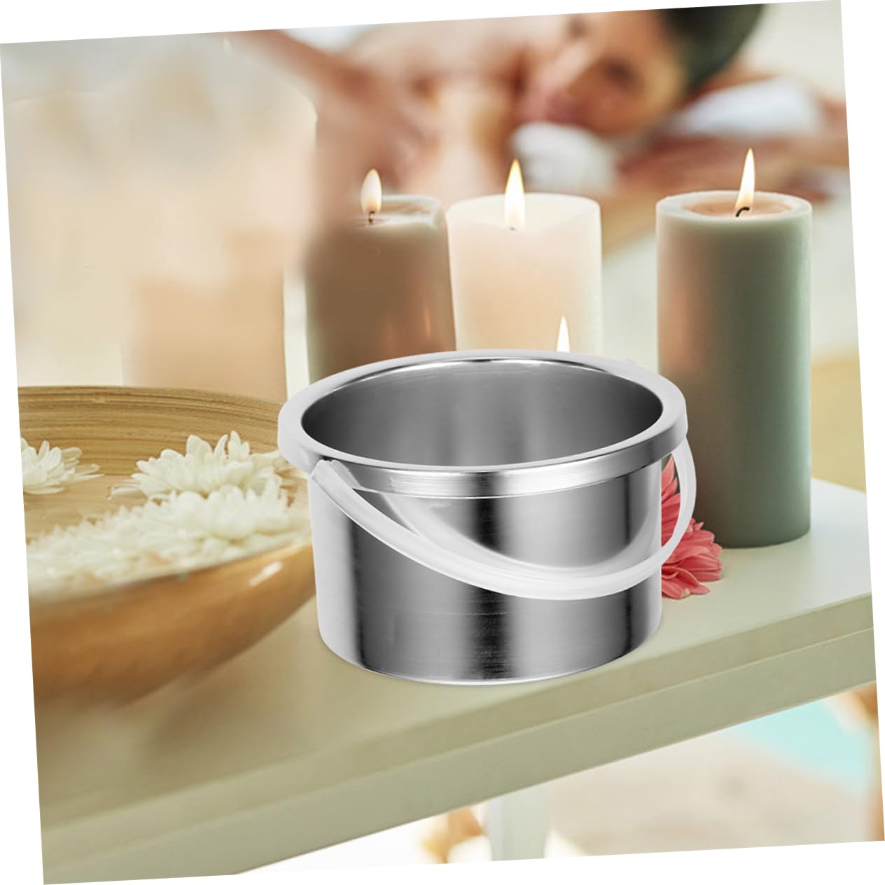 VICASKY 2Pcs Wax Warmer Inner Pot Replacement Aluminum Wax Melting Pot for Hair Removal Waxing and Candle Making with Adjustable Temperature for Home Beauty and Personal Care VICASKY