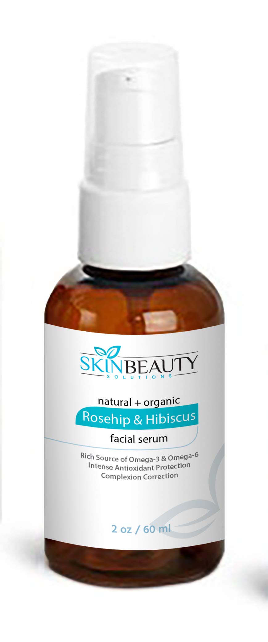 Rosehip & Hibiscus Facial Serum with Vitamins A B C E-Skin Lightening Wrinkles Acne (2 oz / 60 ml) Beauty & Personal Care Skin Beauty Solutions