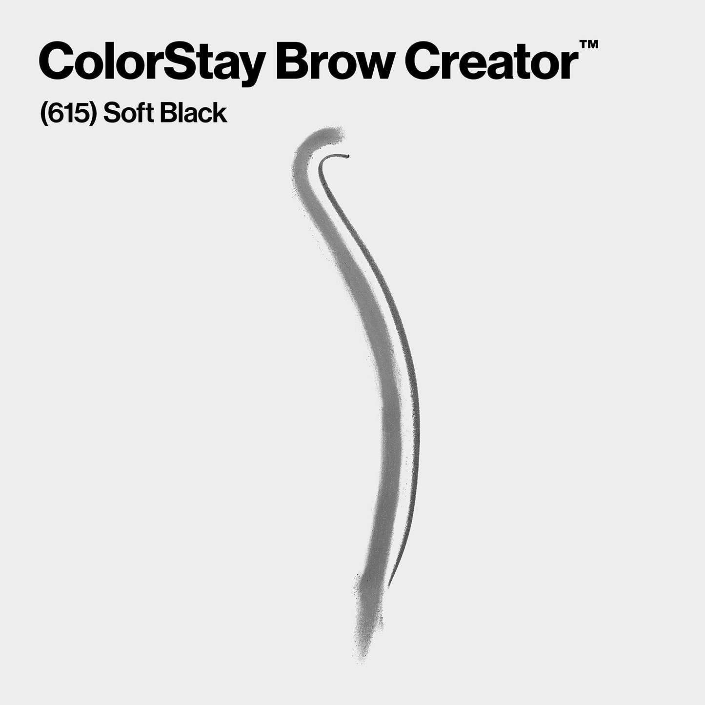 Revlon ColorStay Brow Creator, 2-in-1 Precise Eyebrow Pencil & Powder with Spoolie Brush, Waterproof & Long Lasting, 615 Soft Black, 0.003 oz Beauty & Personal Care REVLON