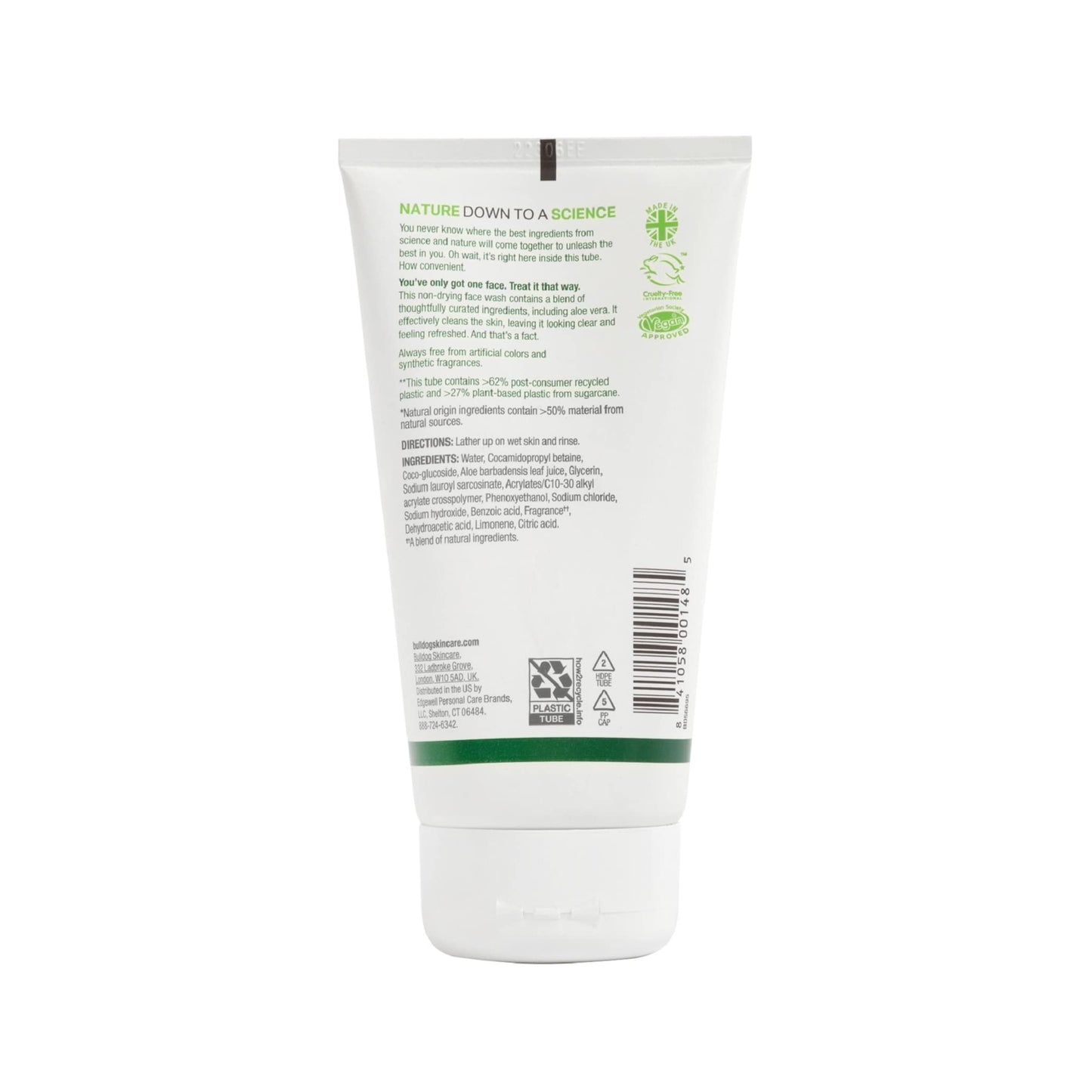 BULLDOG Mens Skincare and Grooming, Original Face Wash, 5 Fluid Ounce Beauty & Personal Care BULLDOG