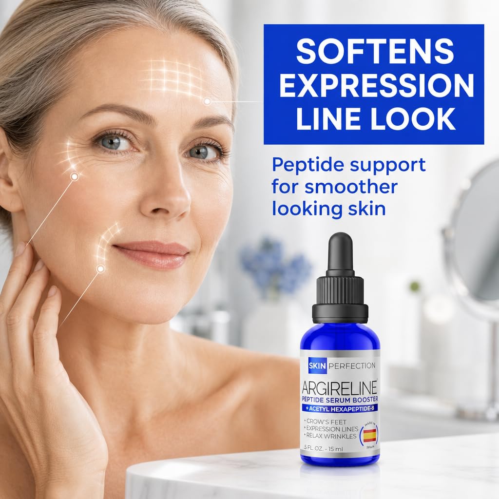 Skin Perfection Argireline Serum - Peptides Serum for Face with Acetyl Hexapeptide-8 for Fine Lines & Wrinkles - Diy Anti Aging Argireline Booster Beauty & Personal Care Skin Perfection