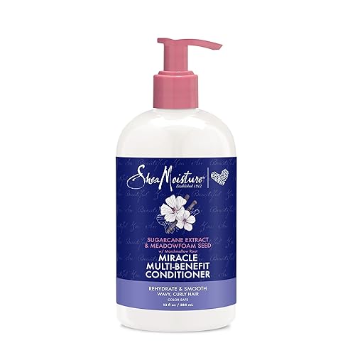 SheaMoisture Silicone Free Conditioner for Dry Hair, Sugarcane and Meadowfoam, Sulfate Free Conditioner, 13 Oz Beauty & Personal Care SheaMoisture
