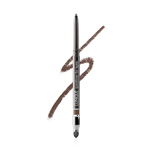 Clinique Quickliner For Eyes Eyeliner Pencil | Water Resistant, Smudge Resistant + Safe For Sensitive Eyes, Smoky Brown, 1 Count Beauty & Personal Care Clinique