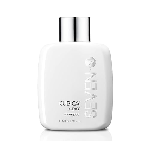 SEVEN Haircare Cubica 7-DAY Shampoo for Women, Men, All Hair Types, Add Shine and Moisture to Hair, Sulfate & Paraben Free, Cruelty Free with Biotin + Beauty & Personal Care SEVEN