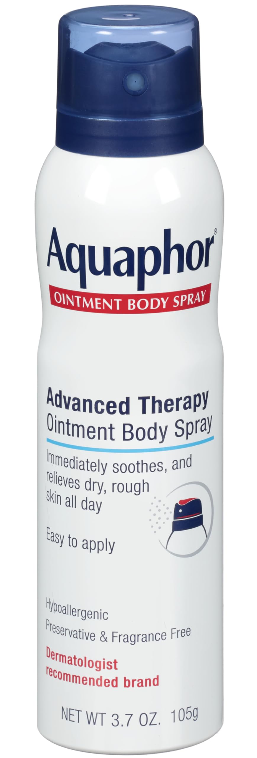 Aquaphor Ointment Body Spray - Moisturizes and Heals Dry, Rough Skin - 3.7 oz. Spray Can, 4 Pack Beauty & Personal Care Aquaphor