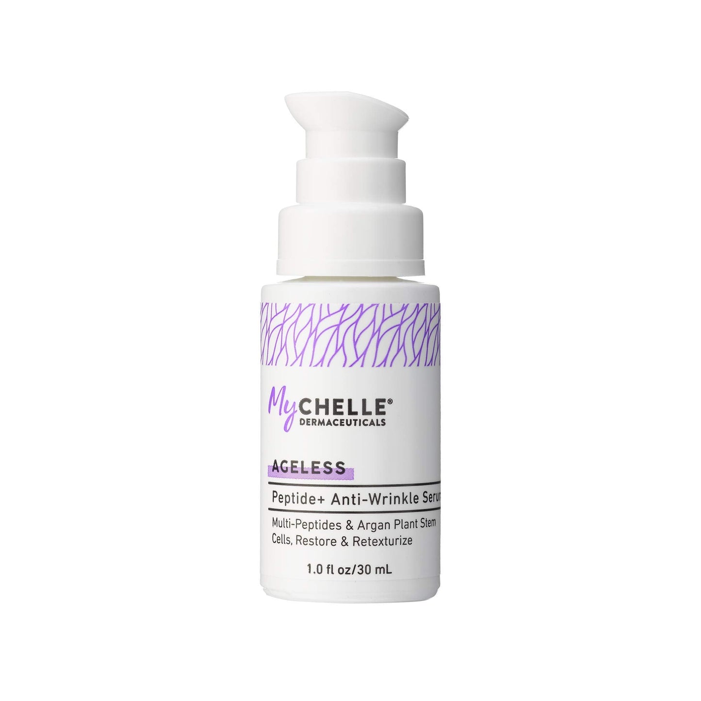 MyCHELLE Dermaceuticals Peptide+ Anti-Wrinkle Serum - Anti-Aging Serum with Peptides & Argan Plant Stem Cells to Help Restore Skin & Help Reduce the Beauty & Personal Care MyChelle Dermaceuticals