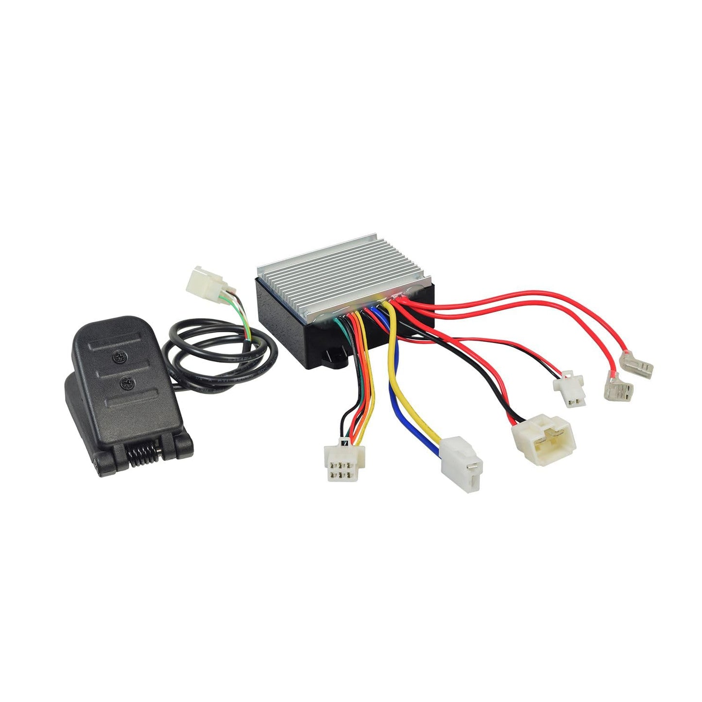 AlveyTech Control Module & Foot Pedal Throttle Kit Compatible with Razor Crazy Cart (Vers 5+) - Replacement HB2430-TYD6K1 Controller with Connectors Beauty and Personal Care AlveyTech
