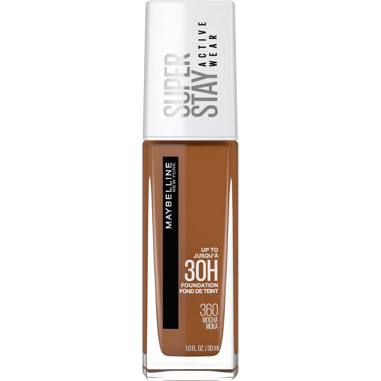 Maybelline Super Stay Full Coverage Liquid Foundation Active Wear Makeup, Up to 30Hr Wear, Transfer, Sweat & Water Resistant, Matte Finish, Mocha, 1 Beauty and Personal Care MAYBELLINE