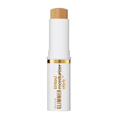 Revlon Glimmer Tinted Moisturizer Stick for Face, Lightweight Foundation, Hydrating Skincare-Infused Makeup, 140 140, 0.31 oz Beauty & Personal Care REVLON