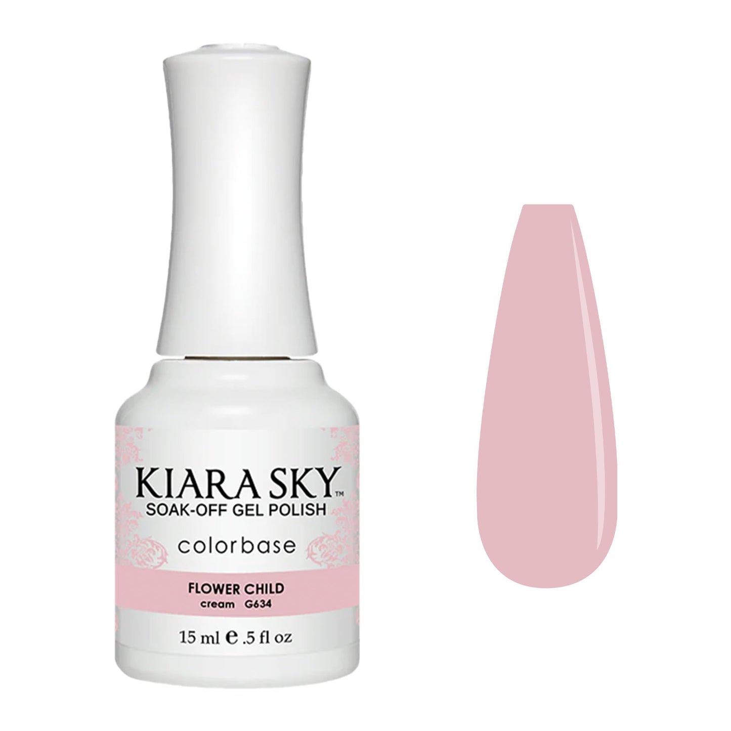 Kiara Sky Soak Off Gel Nail Polish 0.5 fl oz, MATCHA LATTE (G635) Beauty & Personal Care KIARA SKY