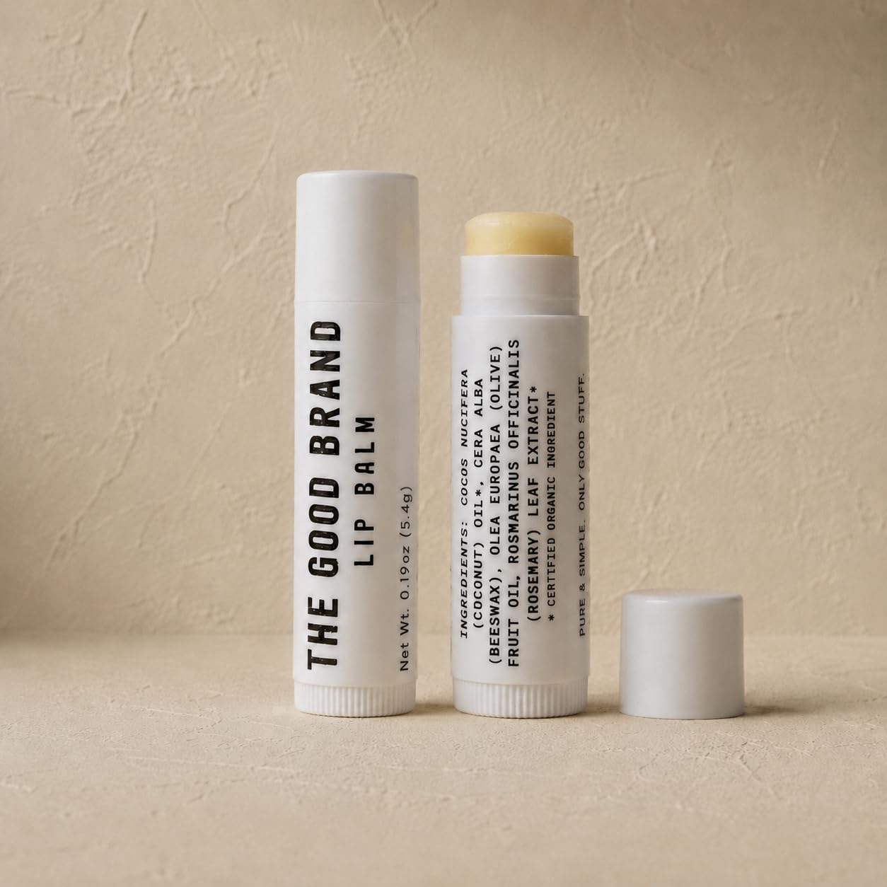 THE GOOD BRAND Botanical Lip Balm 3-Pack Beauty and Personal Care The Good Brand