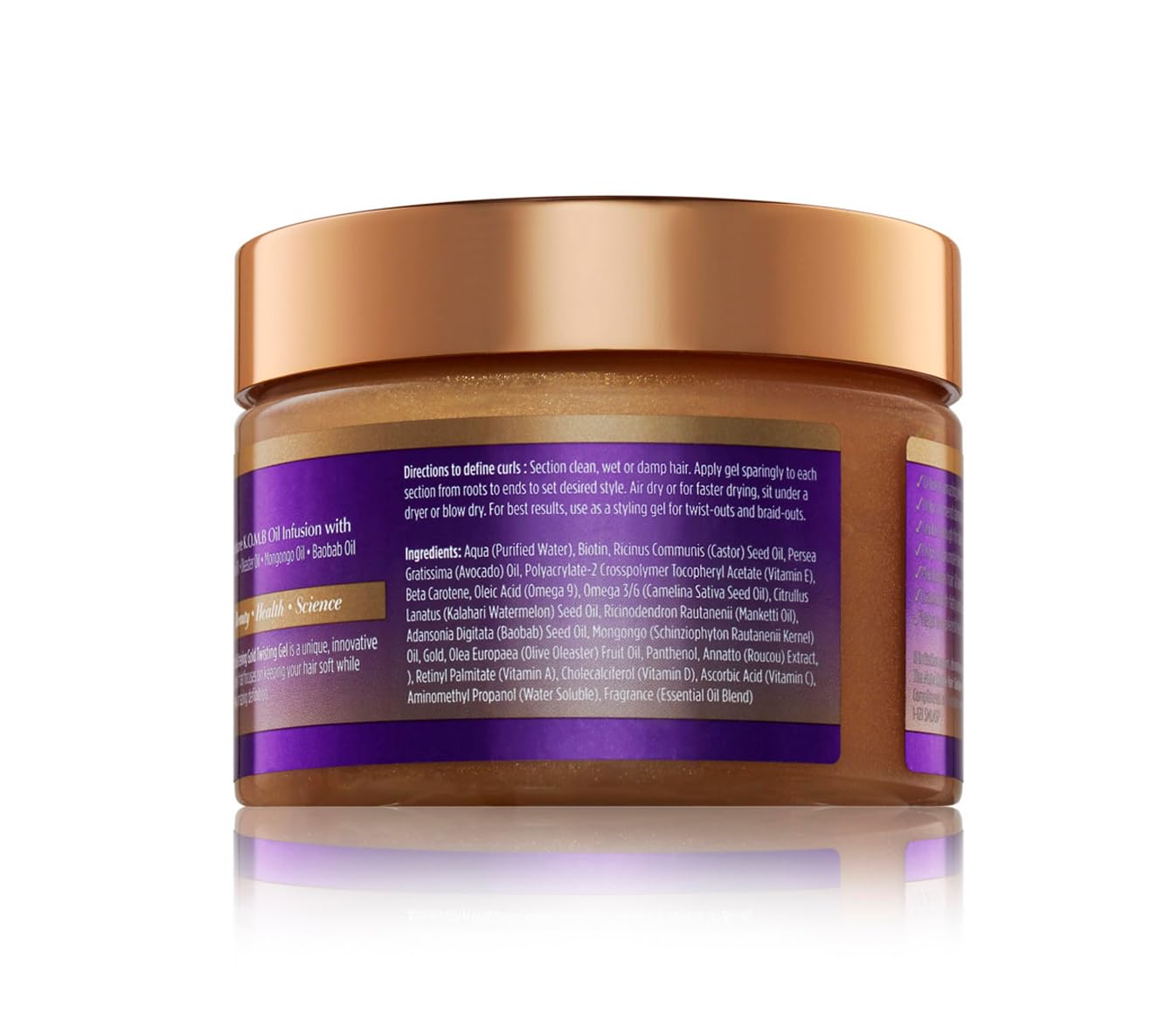 The Mane Choice Ancient Egyptian Anti-Breakage & Repair 24 Karat Gold Twisting Hair Gel, Definition & Shine Braid Gel for Dry, Damaged, Color or Beauty & Personal Care The Mane Choice