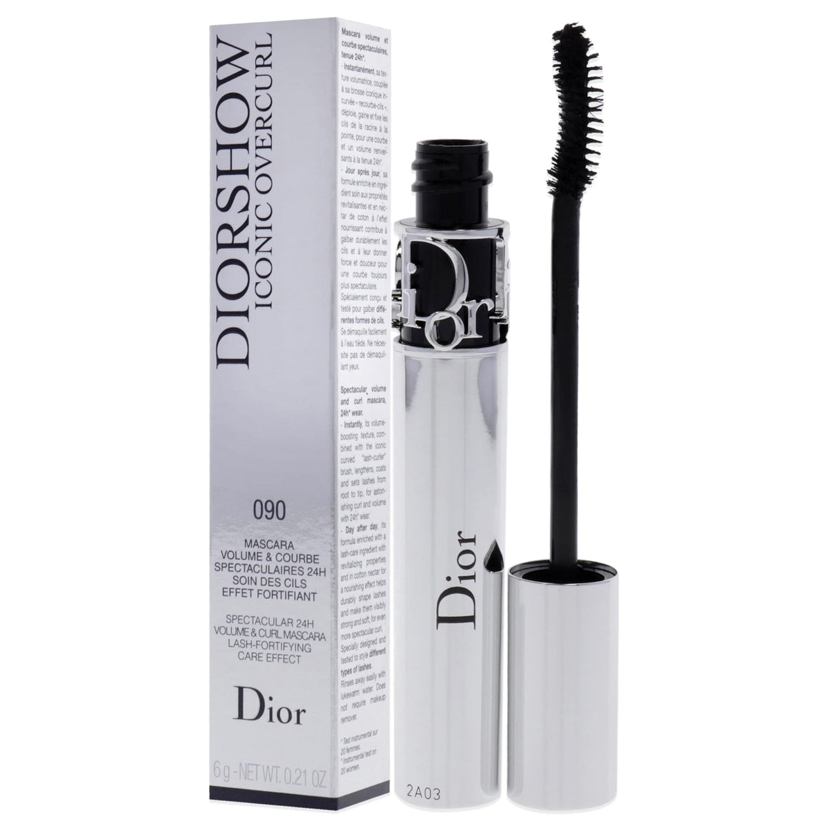 Christian Dior Diorshow Iconic Overcurl Mascara - # 090 Over Black Women Mascara 0.13 oz