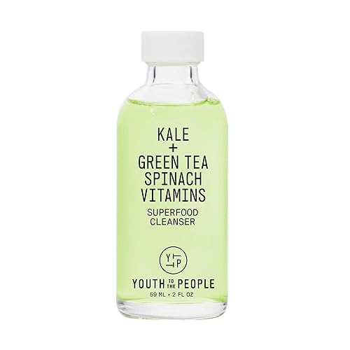 Youth To The People Superfood Facial Cleanser Travel - Kale + Green Tea Daily Face Wash, Gentle Makeup Remover, with Soothing Antioxidants for Glowing Beauty & Personal Care Youth To The People