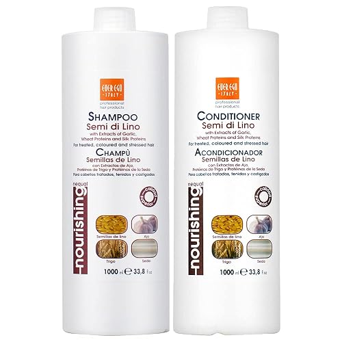 Ever Ego Semi De Lino Shampoo 33.8oz + Conditioner 33.8oz Beauty & Personal Care Ever Ego Italy