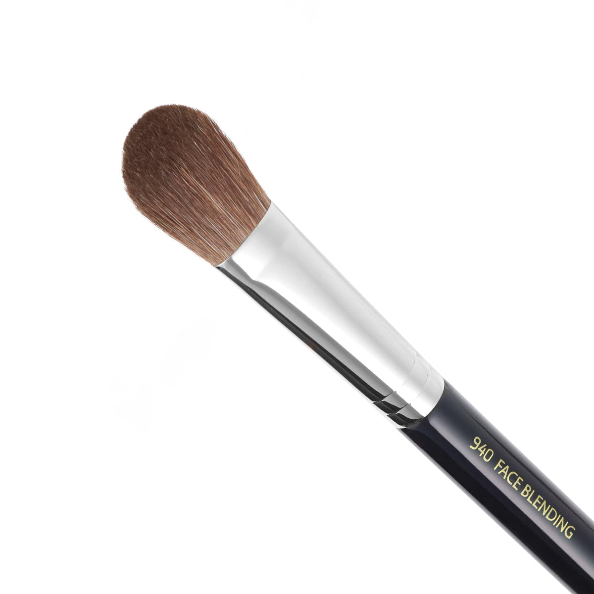 Bdellium Tools Professional Makeup Brush - Maestro Series 940 Face Blending - With Mix of Soft Synthetic & Natural Fibers, For Facial Sculpting