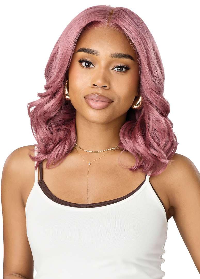 Outre Lace Front Wig - Perfect Hair Line 13X6 Lace Frontal - OnVybes - OnVybe 16 (OFF BLACK 1B)