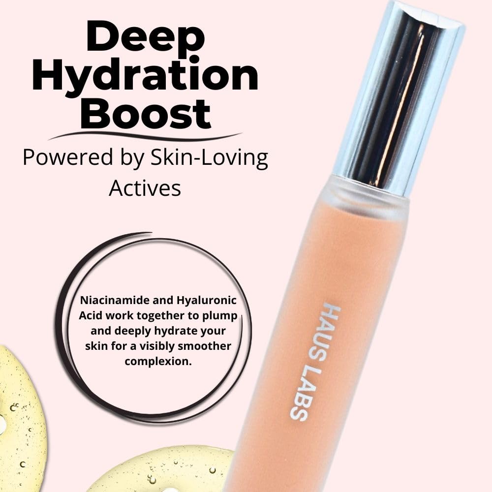 HAUS LABS BY LADY GAGA Triclone Skin Tech Hydrating + De-puffing Concealer with Fermented Arnica 22 Light Medium Peach