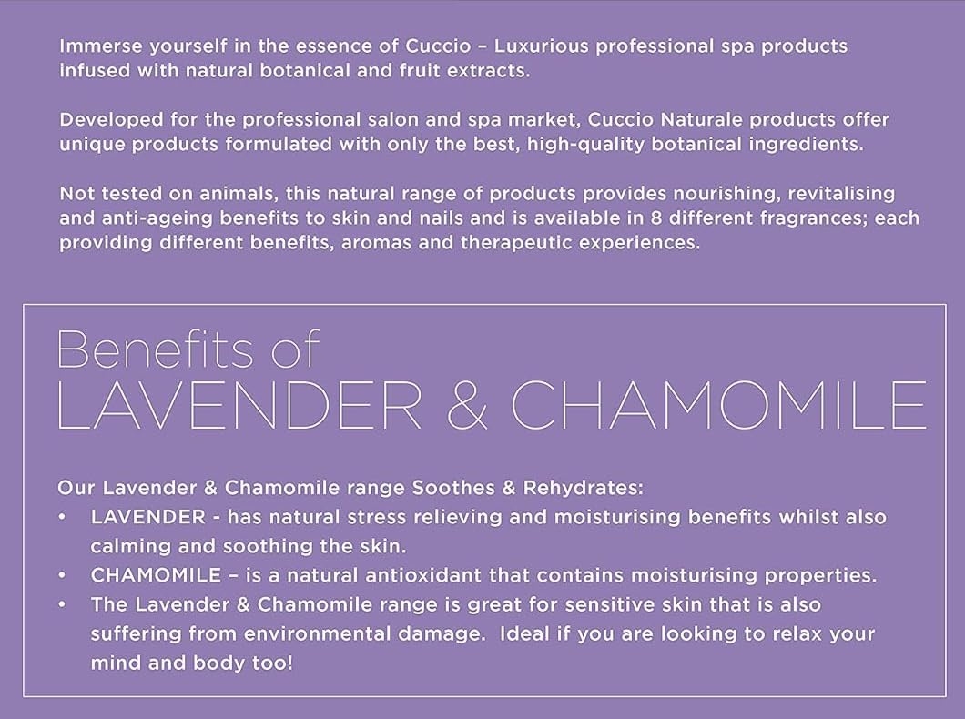 Cuccio Full Hand Treatment - Cuticle Oil 2.50 Oz and Butter Blends Moisturizing Scented Body Cream, 8 Oz (Lavender) Beauty & Personal Care Cuccio