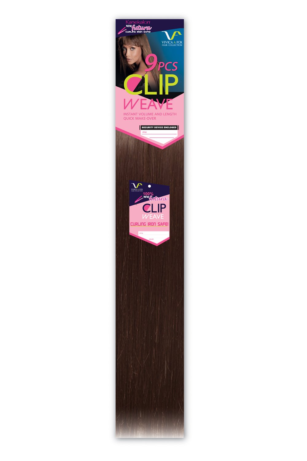 Vivica A. Fox CLIPW14-V New Futura Fiber, Clip-in Extension in Color 27