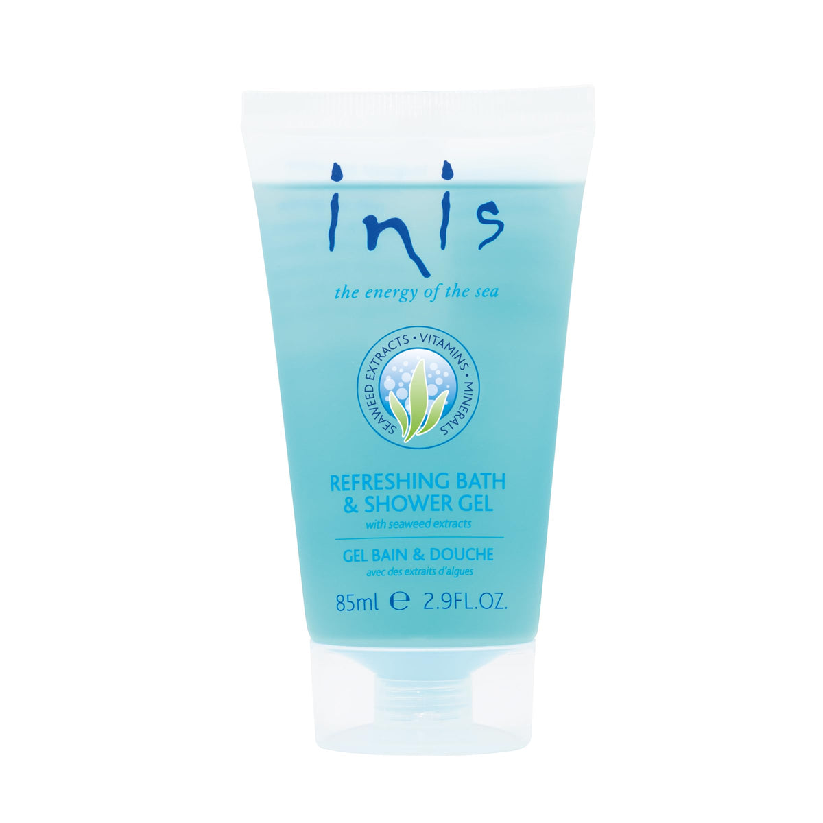 Inis the Energy of the Sea Refreshing Bath and Shower Gel - Travel Size Body Wash for Women and Men - Ocean Fresh Fragrance - 2.9 Fl Oz Beauty & Personal Care Inis the Energy of the Sea