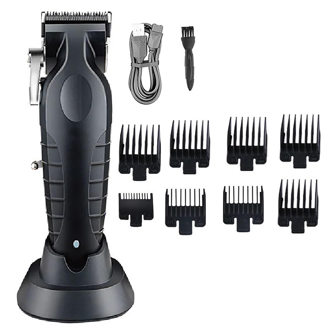 QDKVTNDJZ Hair Clippers for Men, Barber Cut Machine Cordless Trimmer Professional Rechargeable Electric with Charging Base Beauty and Personal Care QDKVTNDJZ