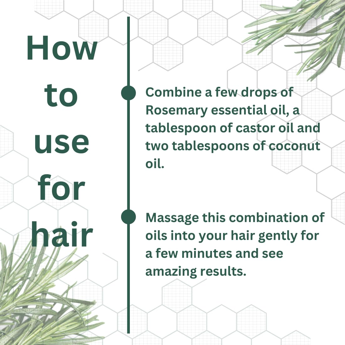 dève herbes Rosemary Essential Oil (Rosmarinus officinalis) Pure - Non-Sticky - Non-Greasy - Lightweight - Men & Women - All Skin Types - Steam Beauty and Personal Care dève herbes