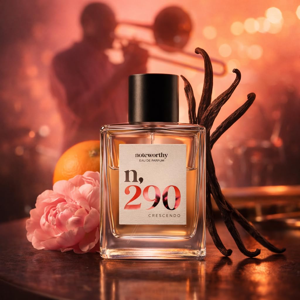 Noteworthy n,290 Crescendo Eau De Parfum - Mandarin, Peony, Vanilla | Sophisticated, Warm Fragrance for Any Occasion | Long-lasting Unisex Perfume Beauty & Personal Care Noteworthy