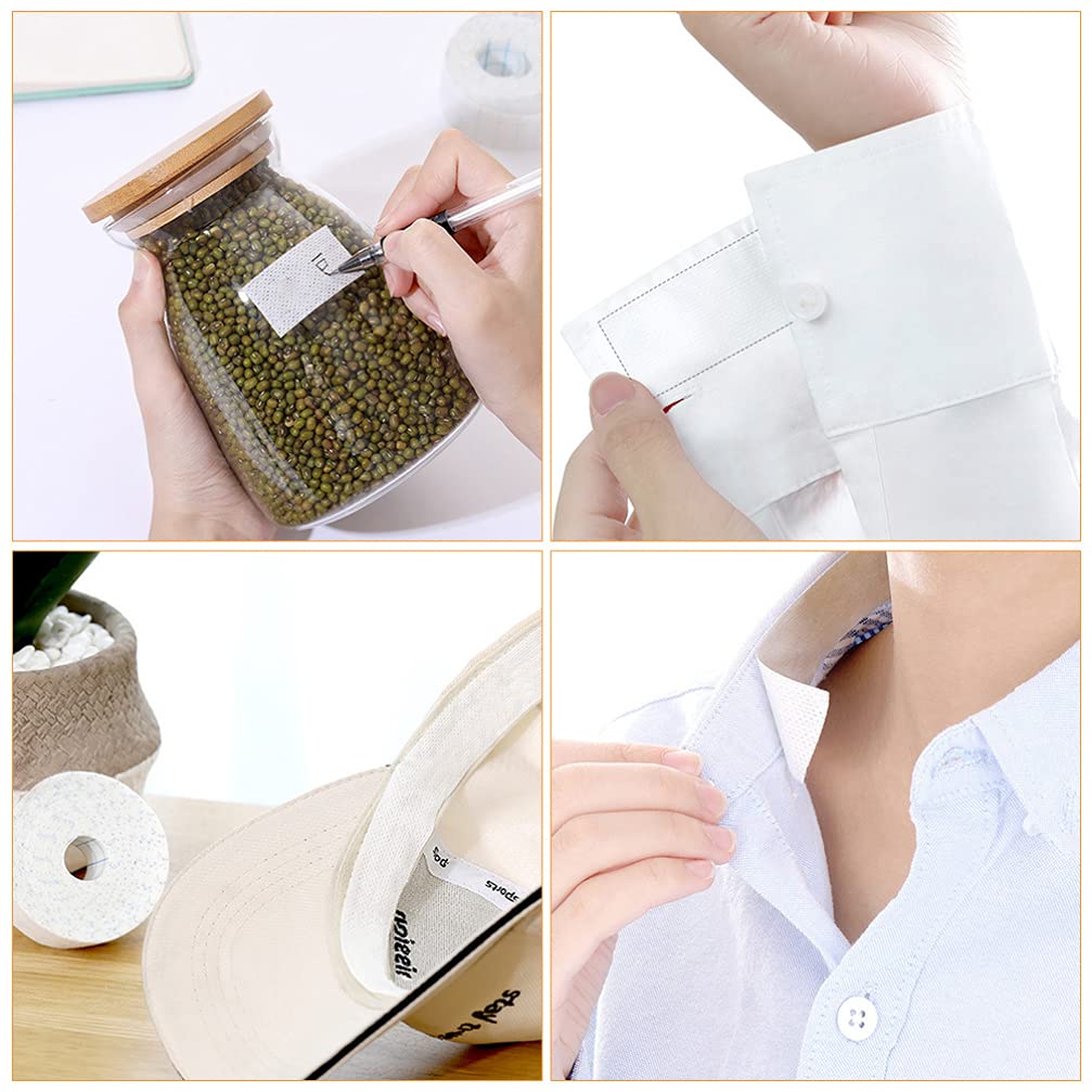 DOITOOL 1 Roll of Disposable Self- Adhesive Collar Protector Sweat Pads Neck Liner Hat Invisible Protectors Against Sweat Stain Beauty and Personal Care DOITOOL