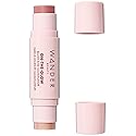 "Wander Beauty On-the-Glow Blush and Illuminator - Bare/Nude Glow - 7-in-1 Hydrating Cream Blush & Highlighting Stick - Stick Blush for Cheeks, Lip Beauty & Personal Care Wander Beauty