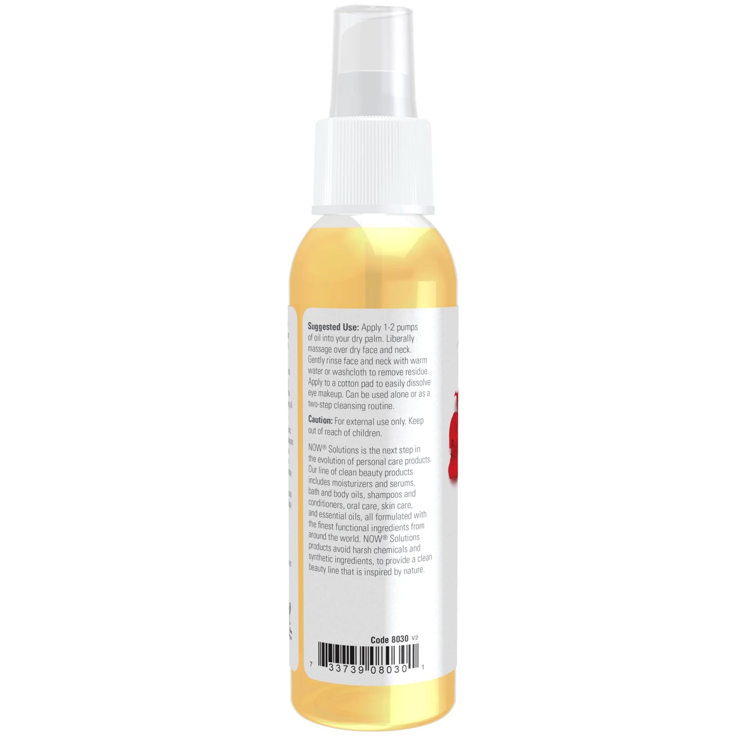 NOW Solutions, Soothing Rose Facial Cleansing Oil With Jojoba Oil, Vitamin E and Rose Absolute, 4 Fluid Ounce Beauty & Personal Care NOW Foods