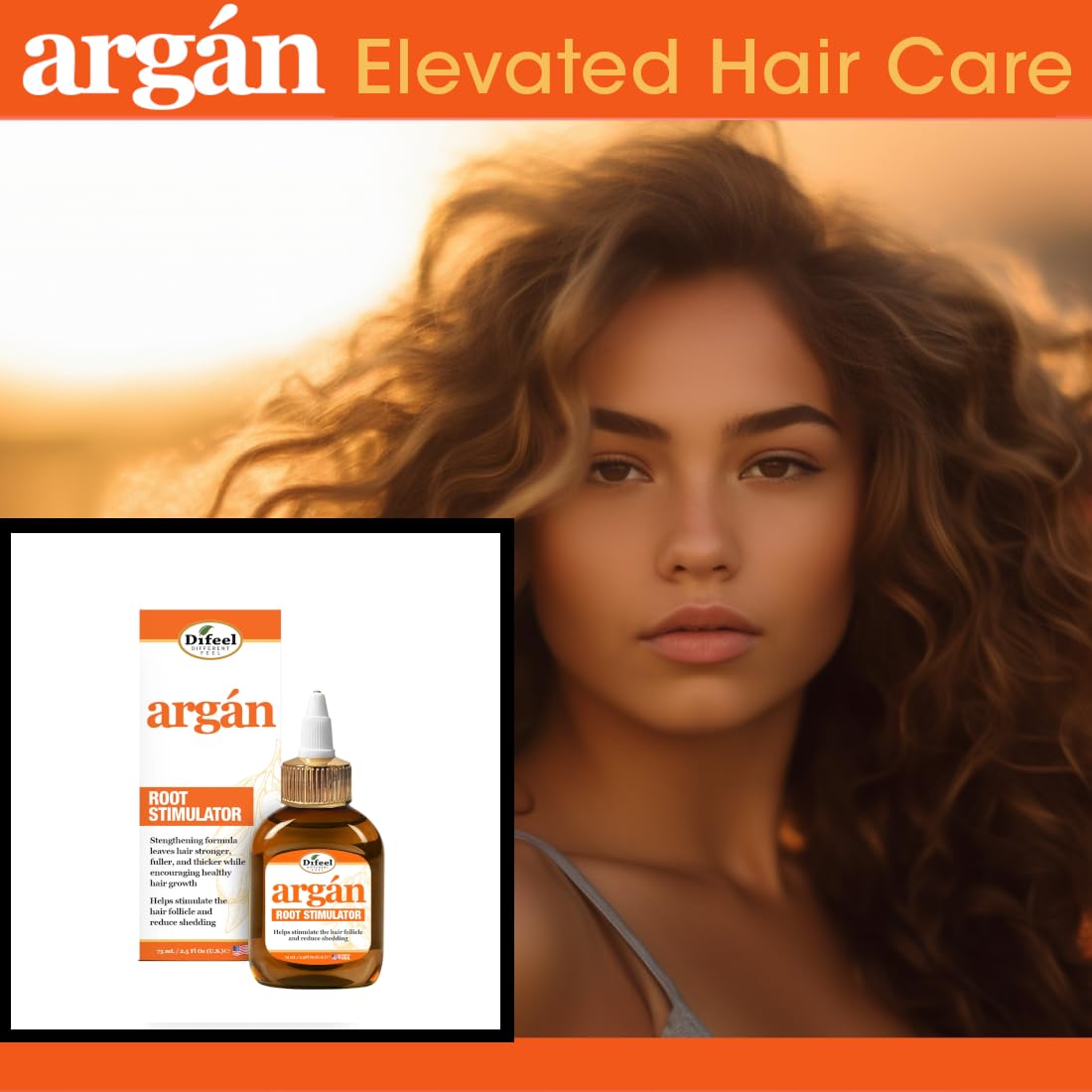 Difeel Argan Hydrating Root Stimulator 2.5 oz.