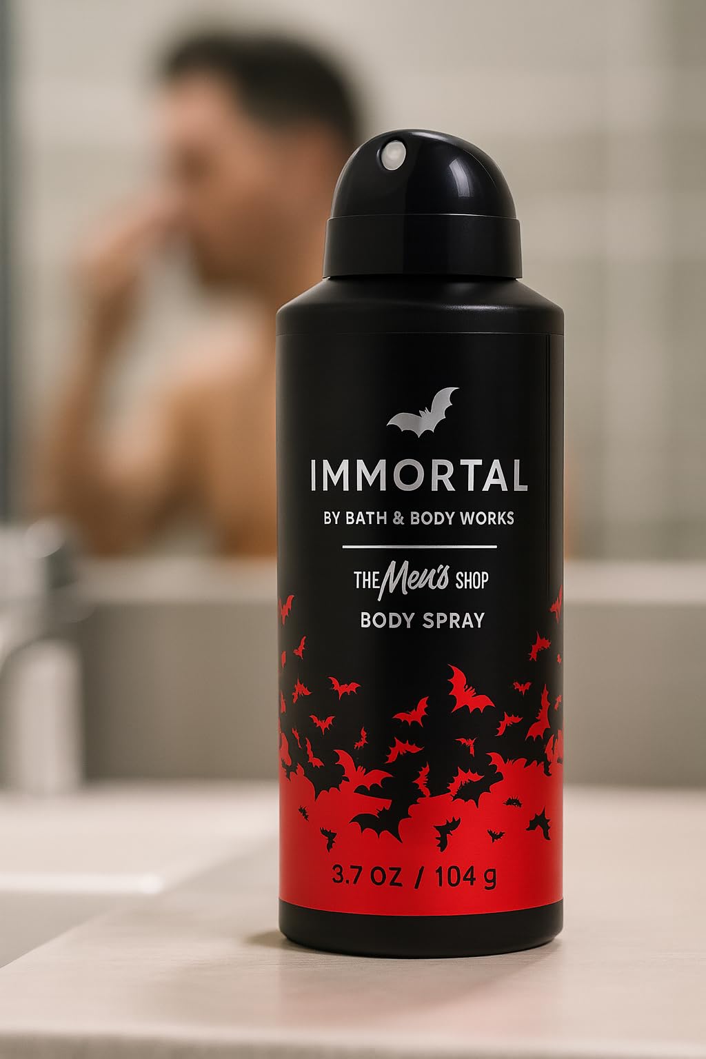 Bath & Body Works Immortal Body Spray 3.7 fl oz - Black Plum, Sueded Saffron & Haunted Woods - Men’s Long-Lasting Mist Beauty & Personal Care Bath & Body Works